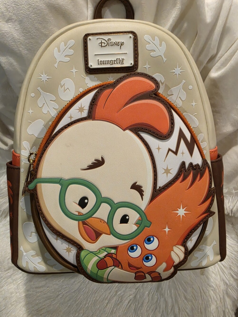 NWT Loungefly Disney Chicken Little Kirby & Chicken Little Mini Backpack